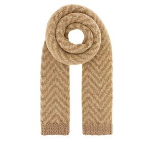 Fendi Women Embroidered Alpaca Blend Scarf